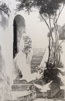 guillaume_dubufe_1853-1909__lenfant,_lestampe_moderne_art_nouveau_xixe_