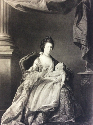 engraving_etching_england_19th_century_-_queen_charlotte_with_the_princess_royal_
