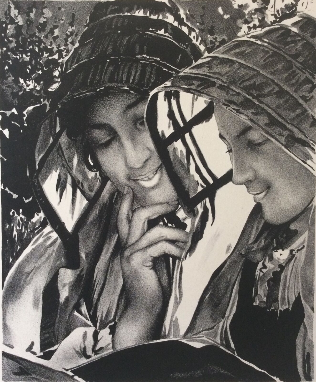 louis_welden_hawkins_friends_1898,_cachet_l´estampe_moderne_