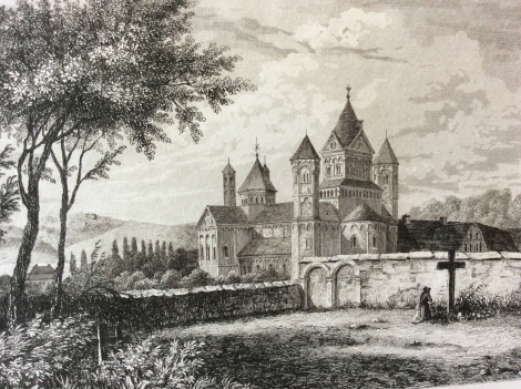 estampe,_empire_occident__couvent_de_laach_milieu_xixeme_siecle_deutschland