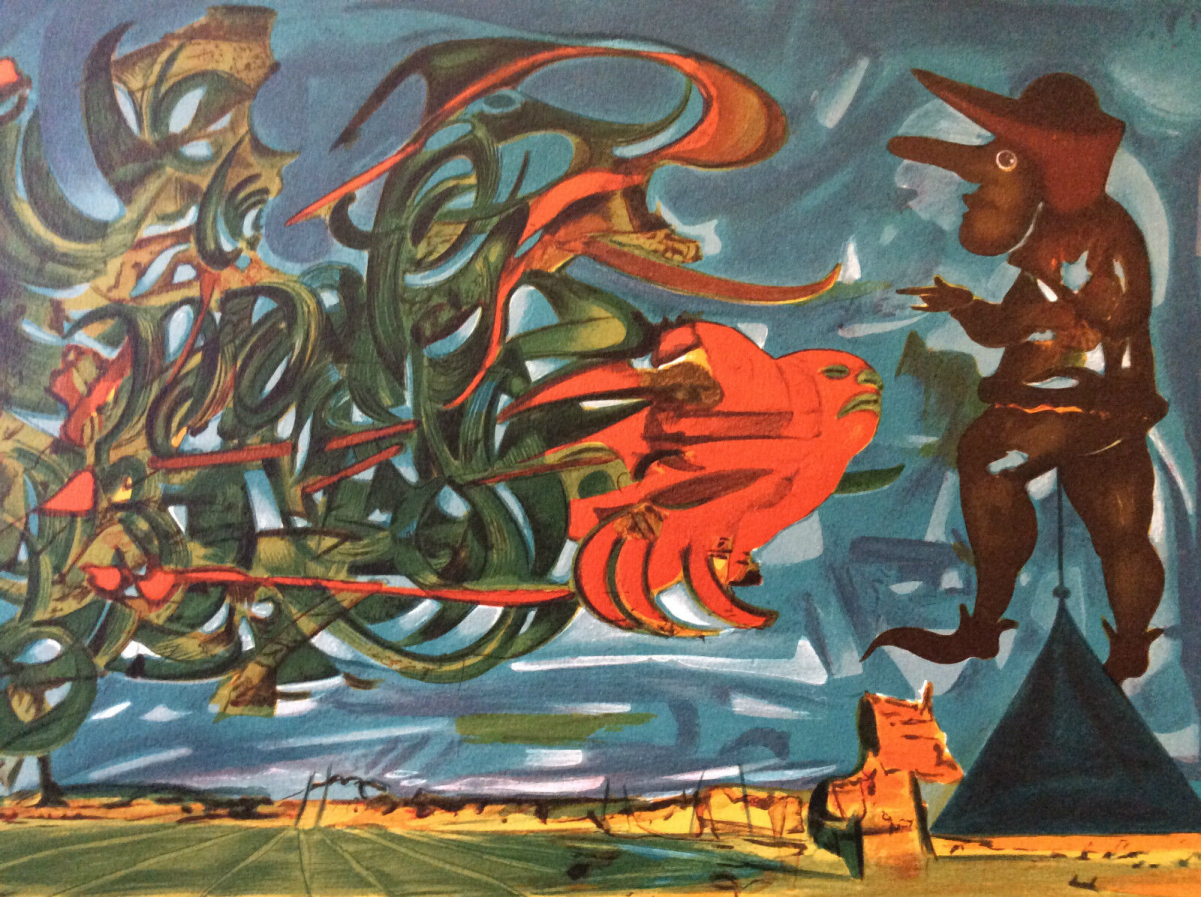 georges_brassens__lithographie_originale_en_couleur__illustration_par_pierre_cadiou_