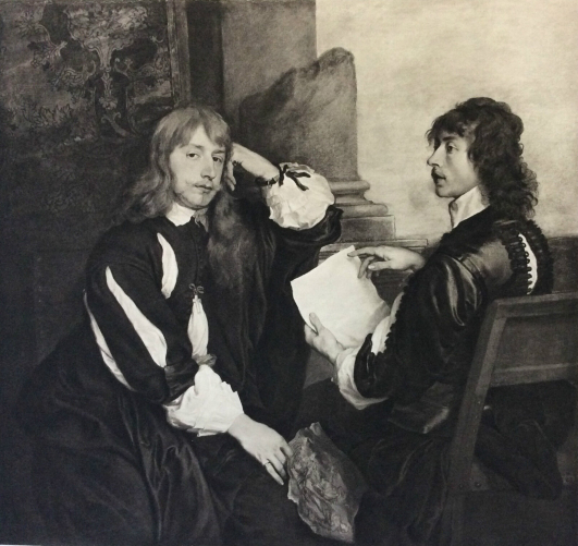 engraving_etching_19th_century_-_portrait_of_thomas_killigrew_and_thomas_carew_