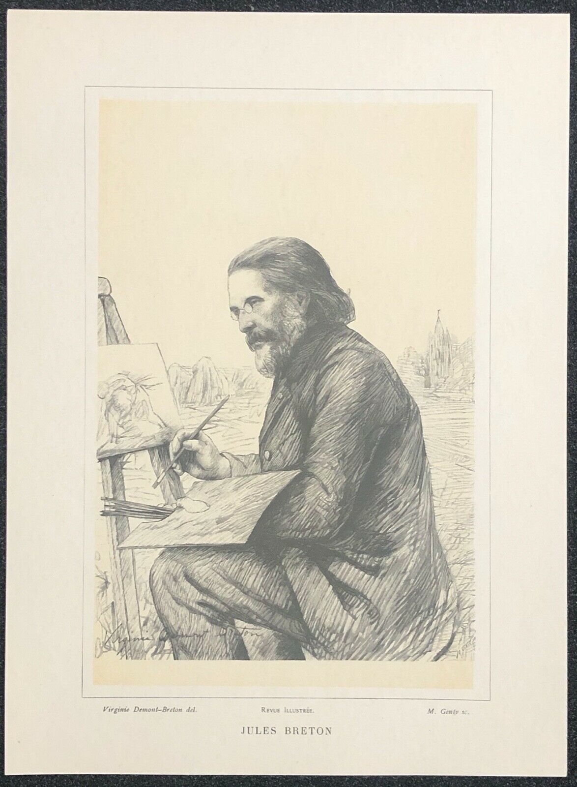 jules_breton_1827-1967__france_estampe_vers_1890__peintre_et_poete_france