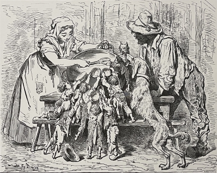 gustave_dore_1862_charles_perrault_le_petit_poucet_famille_nombreuse
