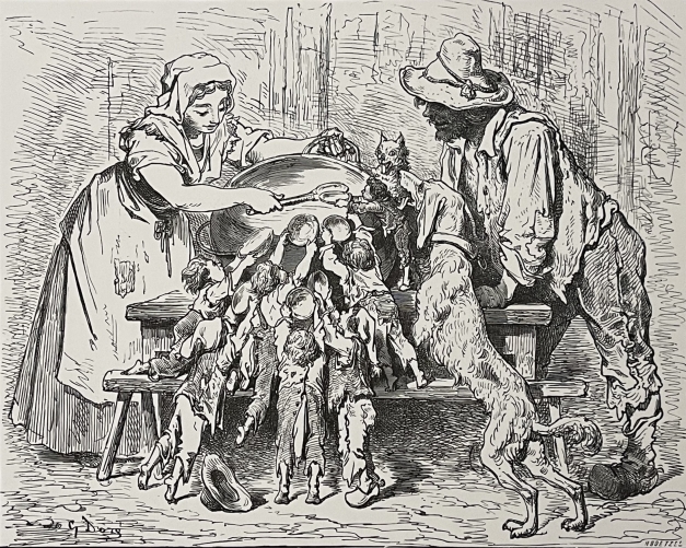 gustave_dore_1862_charles_perrault_le_petit_poucet_famille_nombreuse