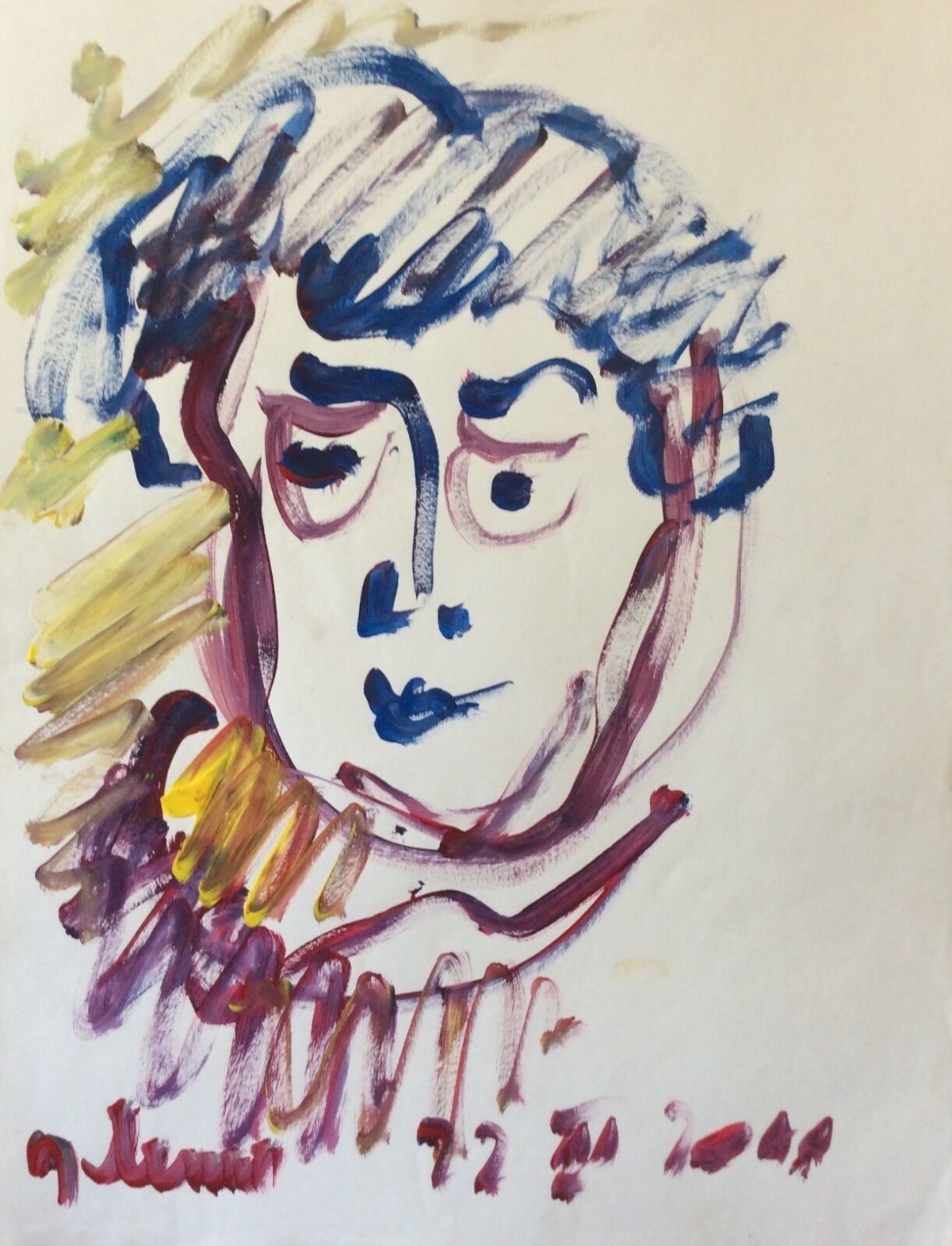 art_brut_signature_illisible_gouache_64,5_cm_x_50_cm
