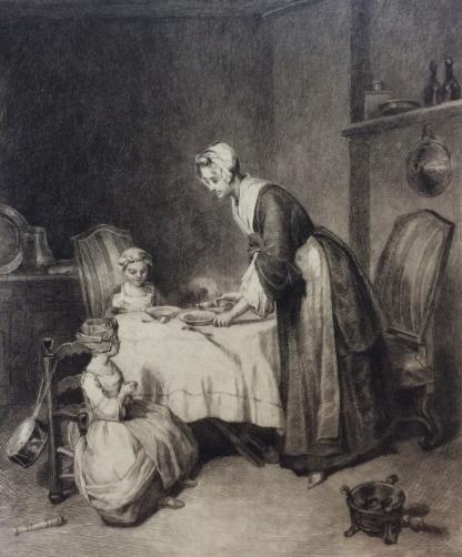 le_benedicite__pointe_seche_xixe_dapres_chardin_fin_xixe_
