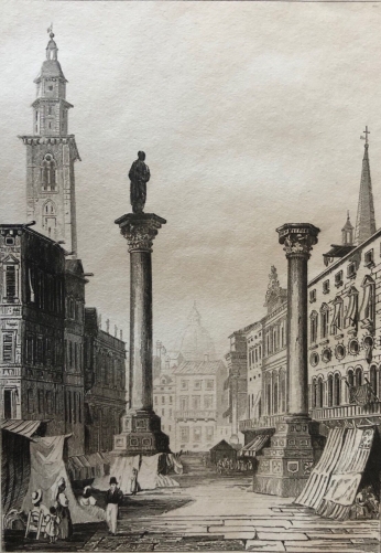 vicence_vicenza_gravure_de_lemaitre_vers_1850_italie_italia__