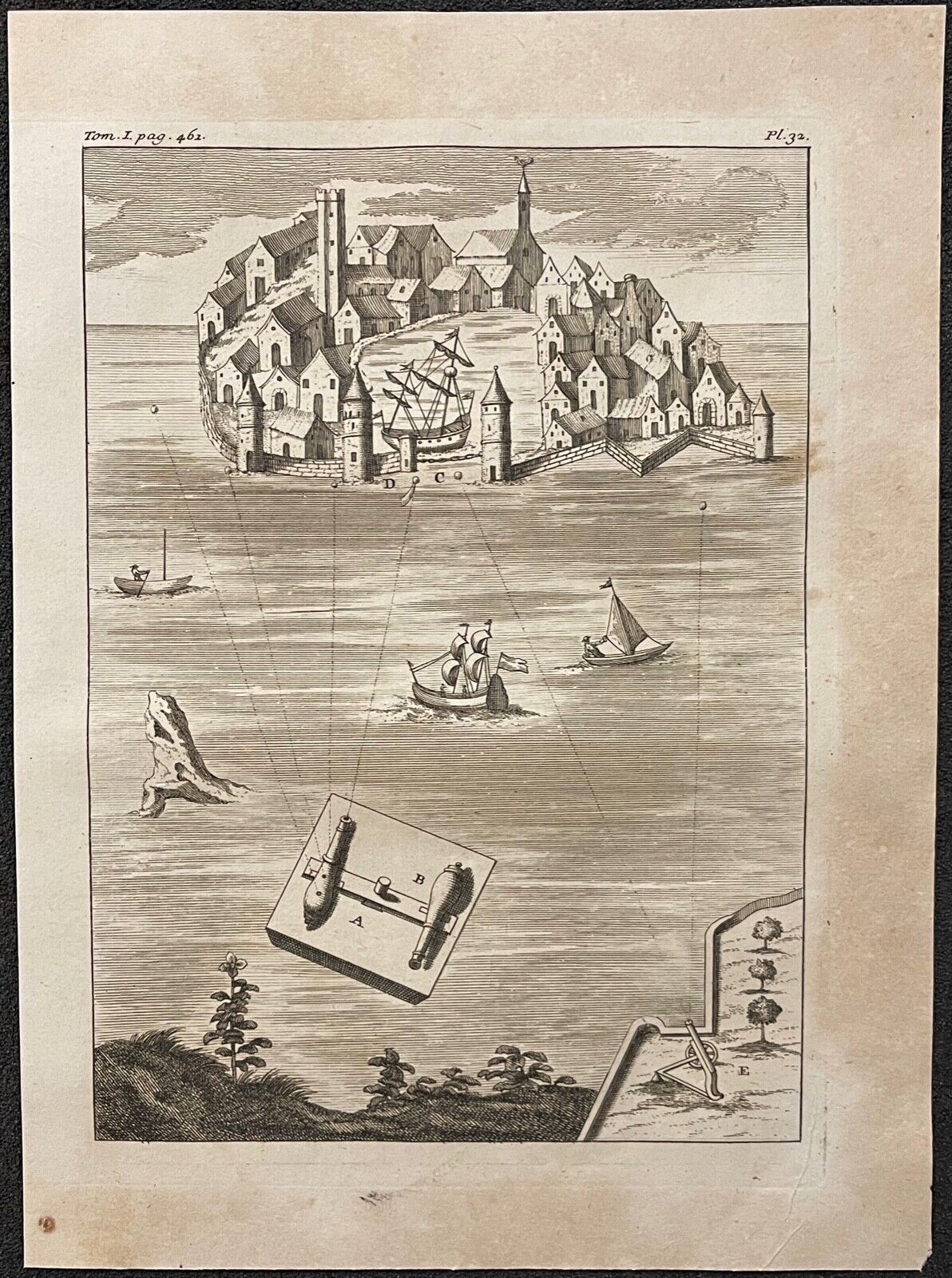 la_rochelle_siege_1628__artillerie,_machine_de_bombardement__gravure__1721_france