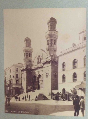 algerie__tirage_albumine_depoque_1884,_voyage__25_cm_x_19,5_cm__cathedrale,_alger_