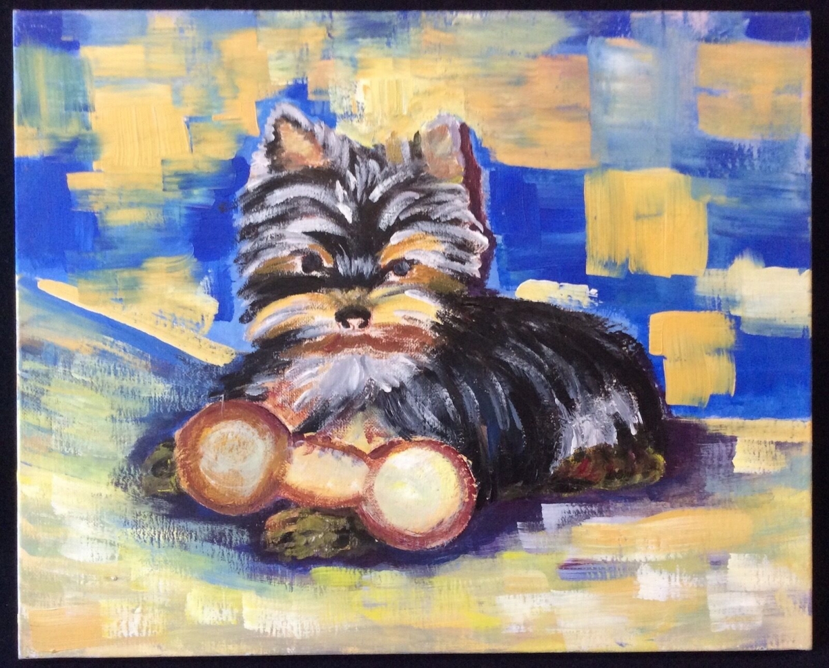 chien_yorkshire__peinture_sur_toile,_anonyme,_animalier_