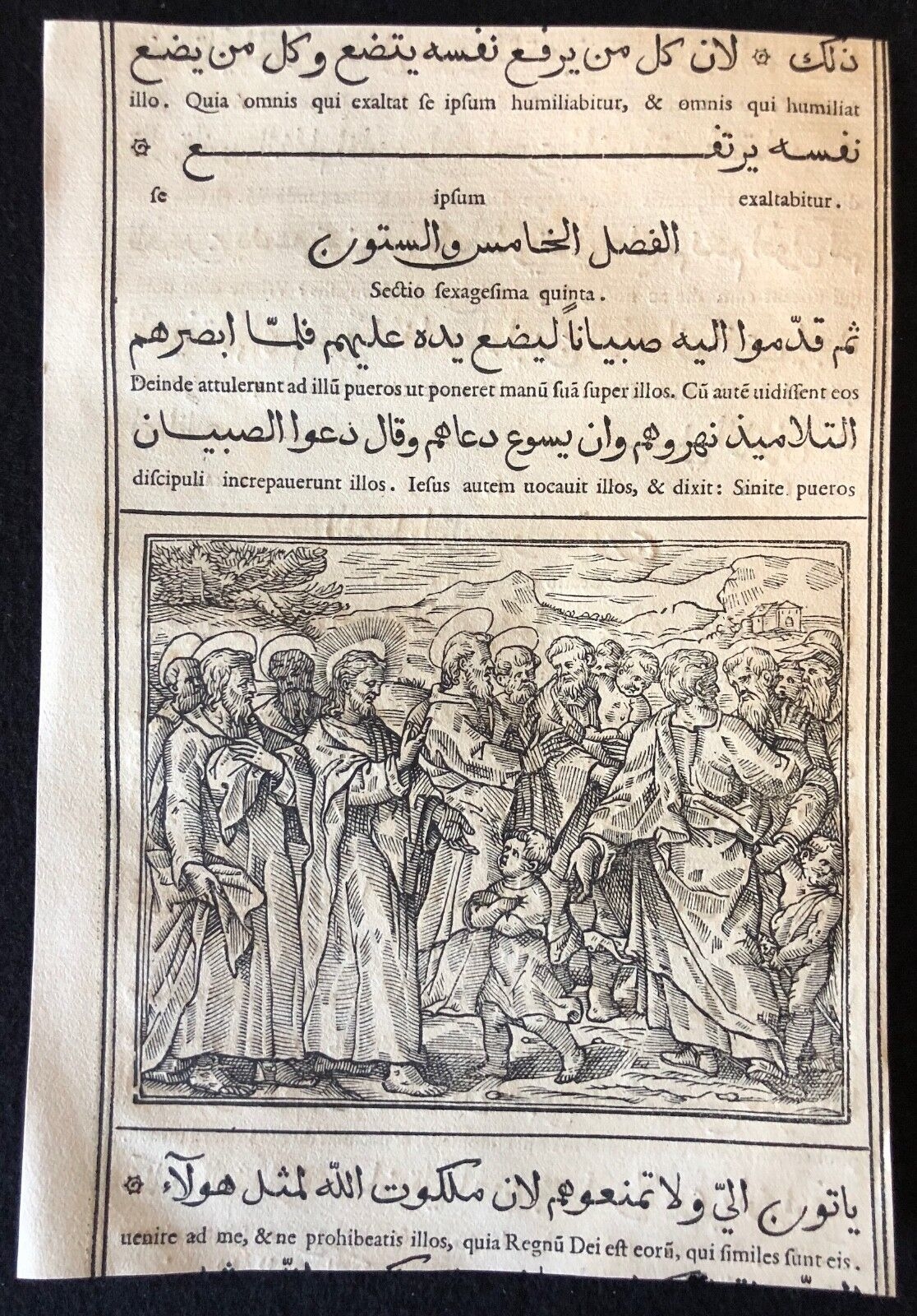 evangiles_arabe_raimondi_1591_tempesta_parabole_roma_jesus_les_petits_enfant