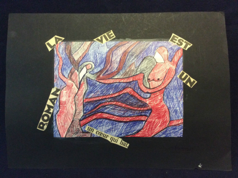 pierre_ledda_1914-1994__collage_technique_mixte_signe__vers_1970_france_