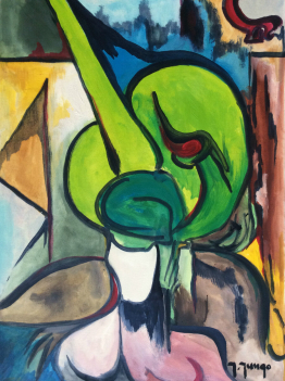 art_abstrait,_gouache,_signee_jungo_2eme_moitie_xxeme_