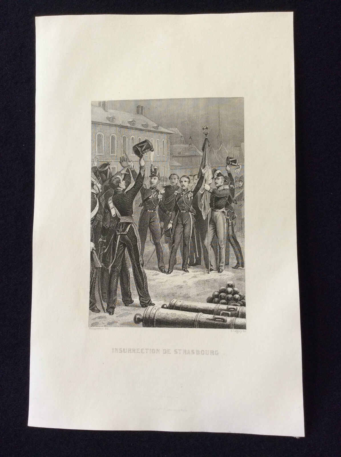 insurrection_strasbourg_1836__empire_france__louis_napoleon_bonaparte_gravure_