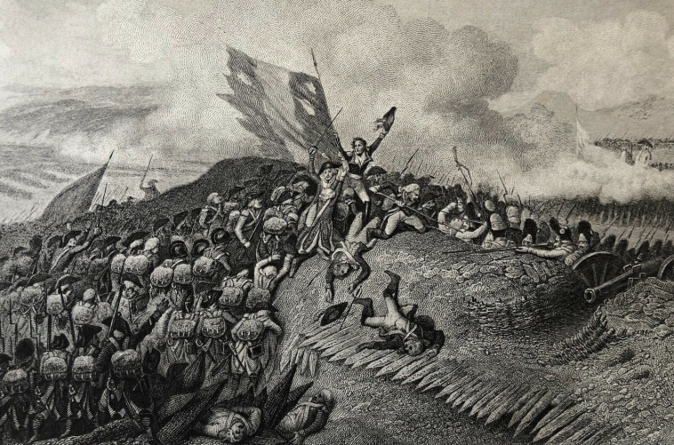 revolution_francaise__bataille_de_jemmapes,_6_novembre_1792__lithographie_xixe