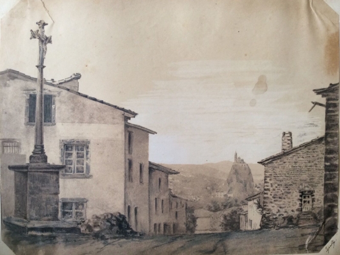 le_puy_en_velay_vers_1856__procede_photographique,_technique_mixte__photographie_