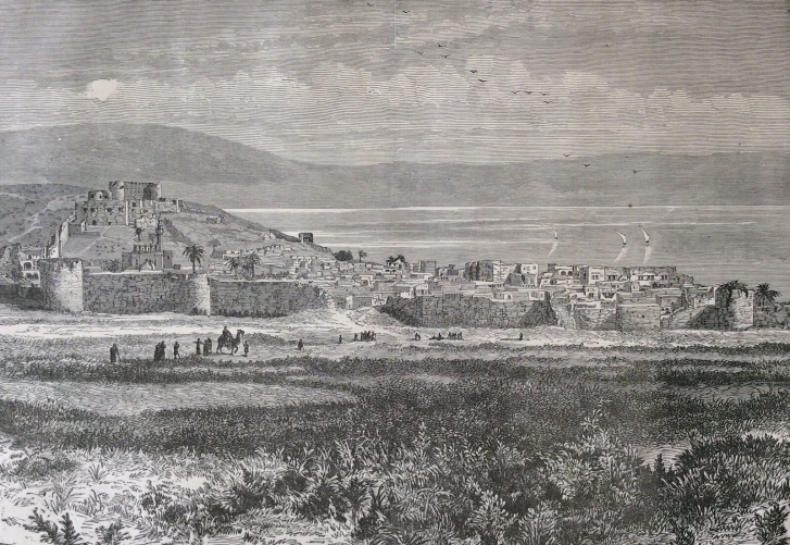 israel_palestine_tiberiade_gravure_sur_acier_1892_xix_e