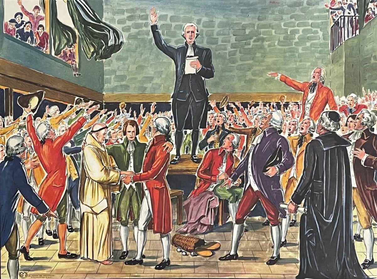 revolution__prise_de_la_bastille_1789__jeu_de_paume,_lithographie__france_1960