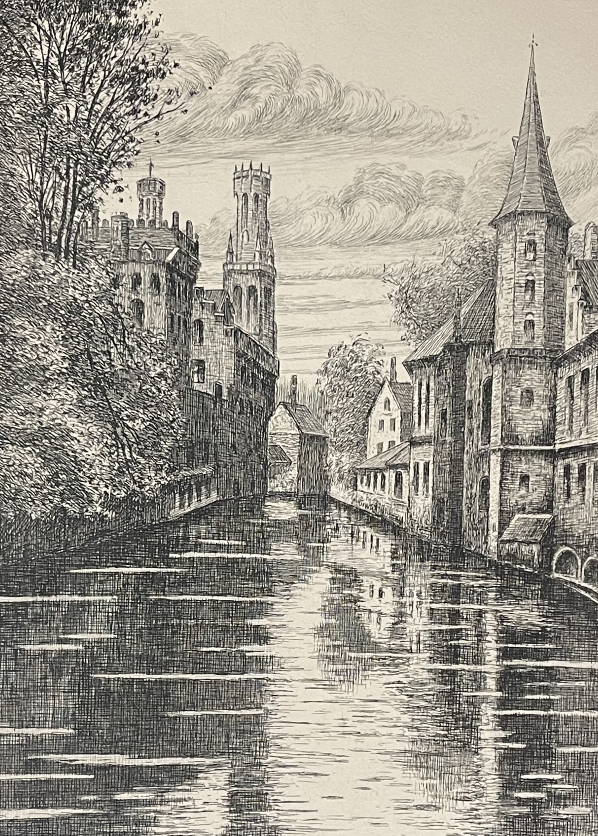 belgique_bruges_quai_du_rosaire_par_jean_joseph_chabridon_belgique_vers_1932
