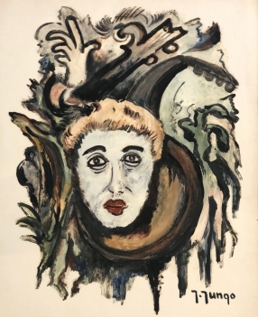 expressionniste__gouache_signee_jungo__2e_moitie_xxe_