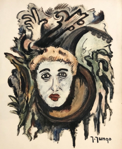 expressionniste__gouache_signee_jungo__2e_moitie_xxe_