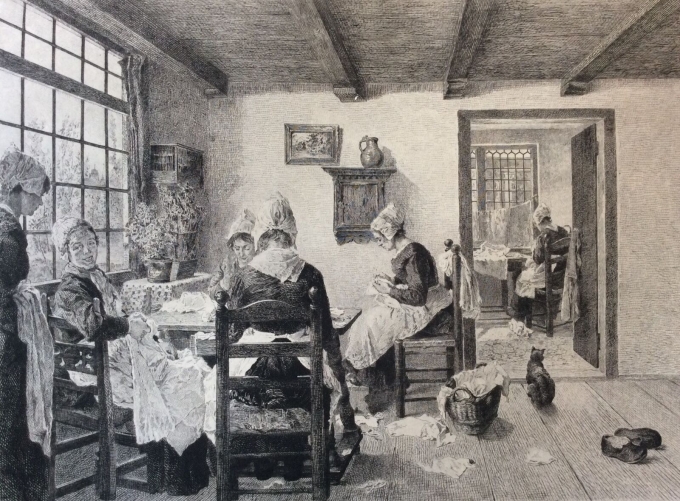 les_couturieres_gravure_abot_dapres_frederic_charles_uhde_fin_xixe