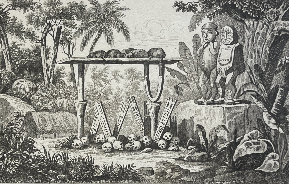 tahiti_tiki_idols_sacred_altar_engraving_1836_polynesia_polynesie_france
