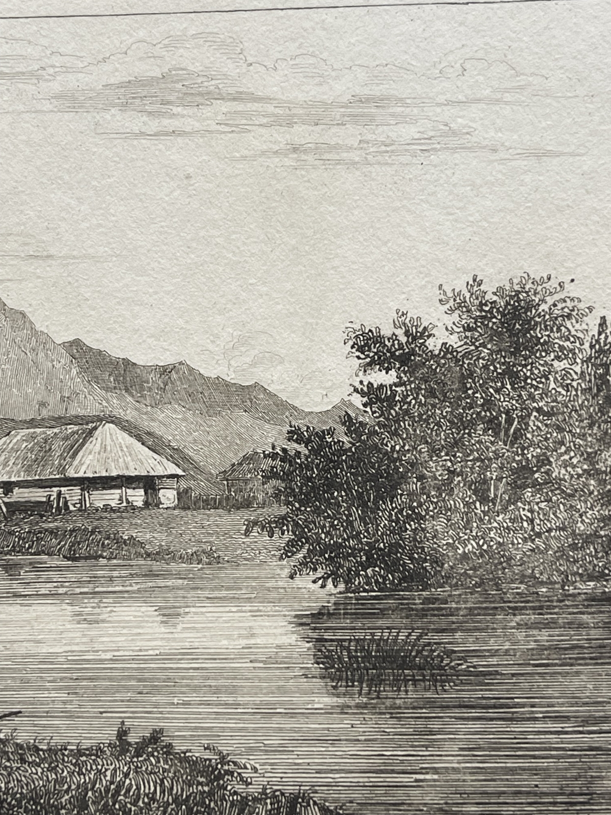 tahiti_matavai_bay_original_antique_engraving_1836_polynesie_france_pacifique