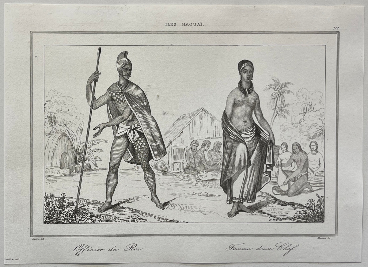 hawaii_1836_engraving_royal_officer_chiefs_wife_hawaiian_islands_polynesia