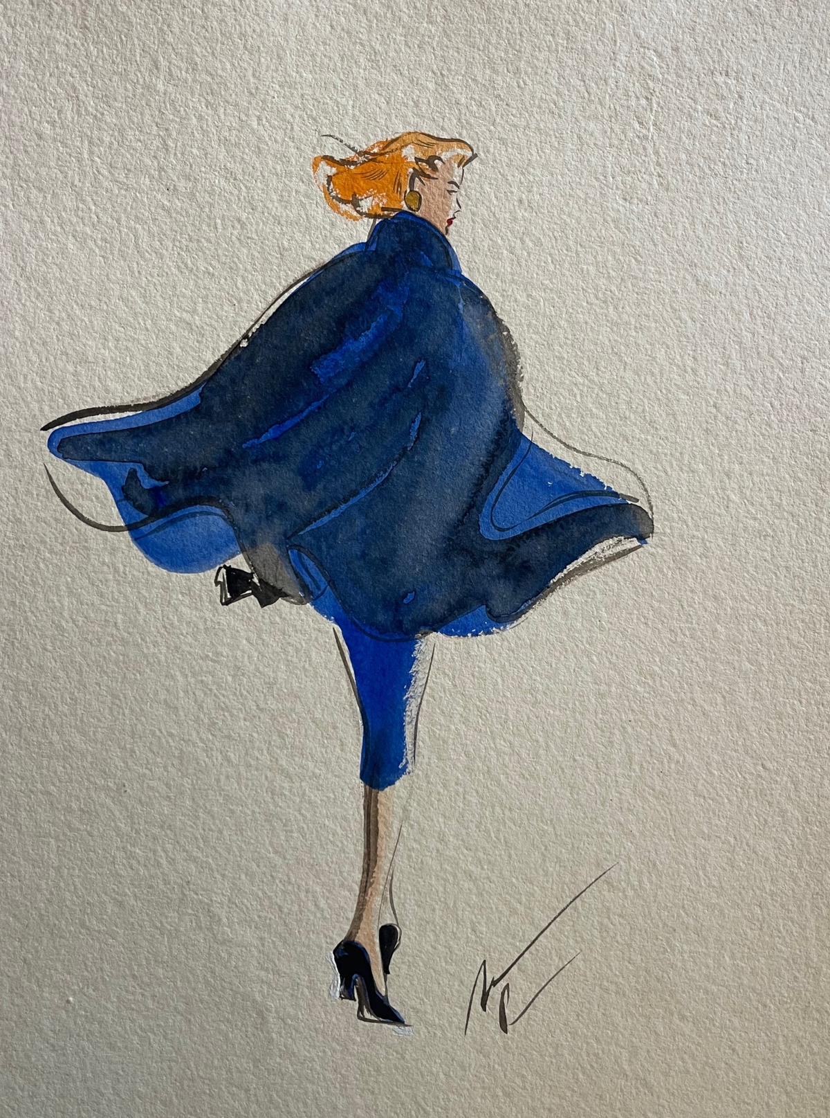 mode_nicole_pibeaut_aquarelle_elegante_au_manteau_bleu_vers_1980_france