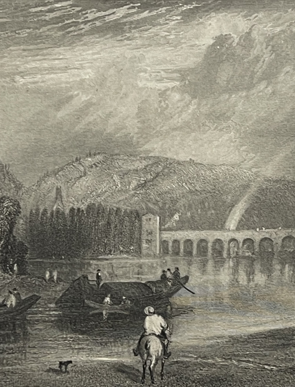 mw_turner_bridge_of_meulun_engraving_1833_cousins_antique_french_landscape_print