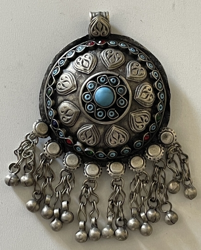 kuchi_afghanistan_ou_pakistan_pendentif_sonore_danse_tribal_amulette_1930???1960