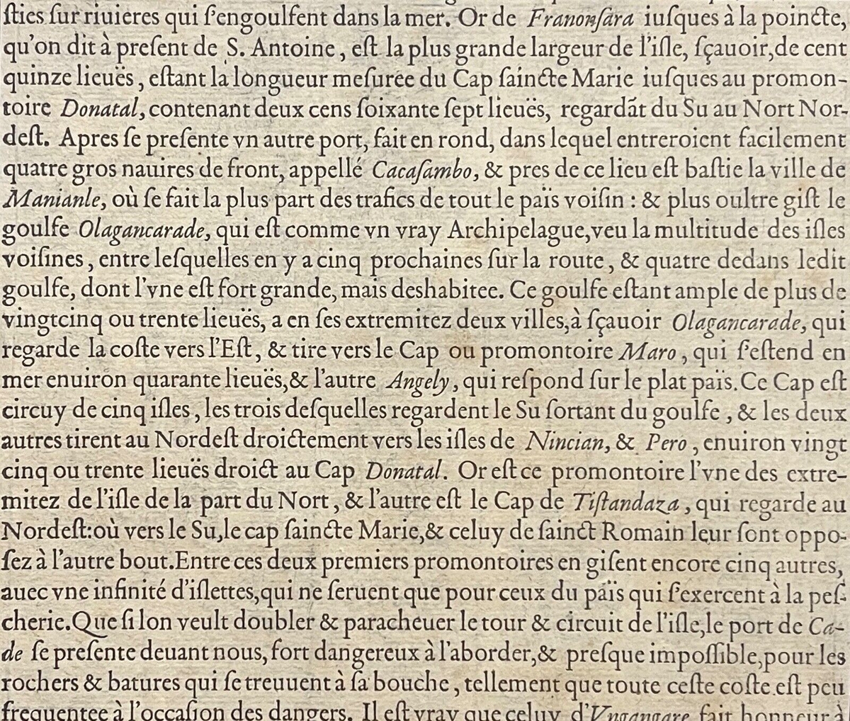 madagascar_1575_map_andre_thevet_woodcut_cosmographie_universelle_early_africa