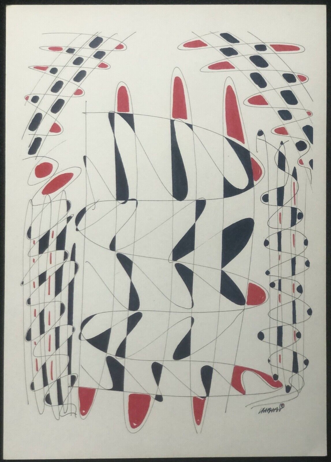 abstraction_geometrique_grande_encre_karibi_2001_abstrait_art_contemporain