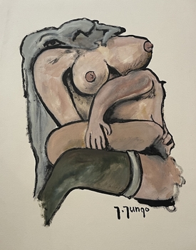 expressionniste_gouache_jungo_2eme_moitie_xxeme