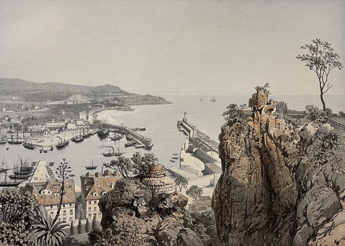 nice_le_port_lithographie_1864_alpes-maritimes_provence_alpes_cote_dazur_france