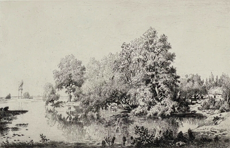 barbizon_theodore_rousseau_metairie_sur_les_bords_de_loise_bracquemond_1868